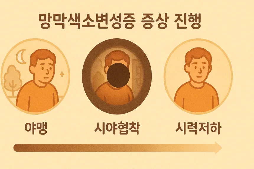 망막색소변성증 진행속도