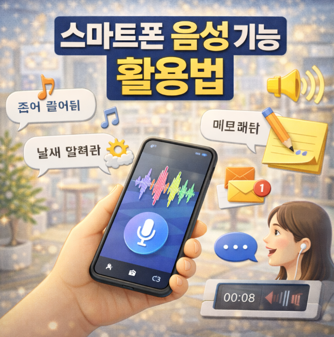 스마트폰 음성 기능 활용법