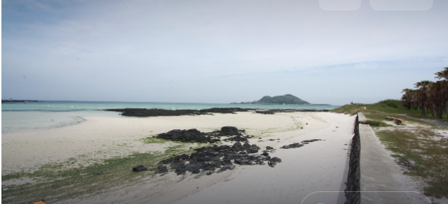 제주도 푸른바다