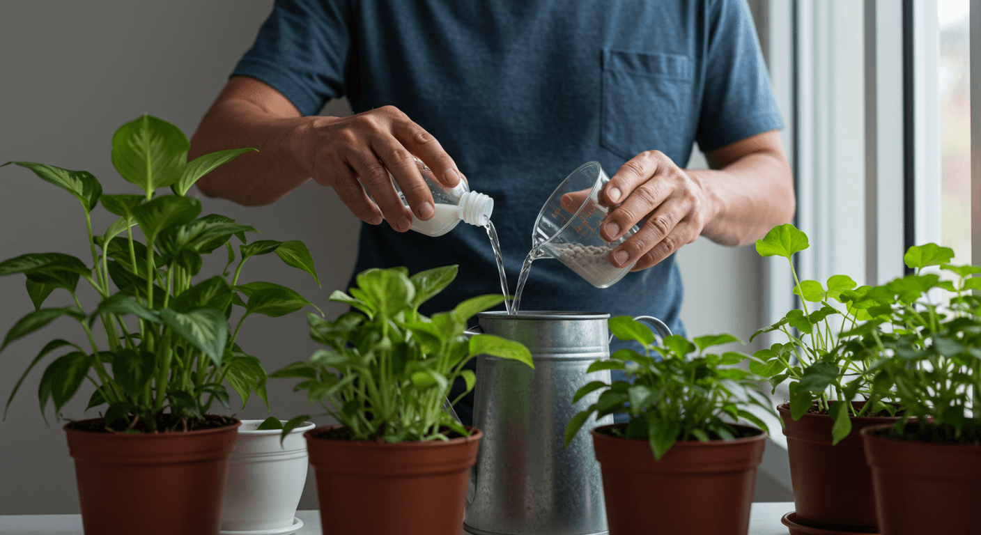 식물 영양제(액상 료비, 고형 비료) 사용법