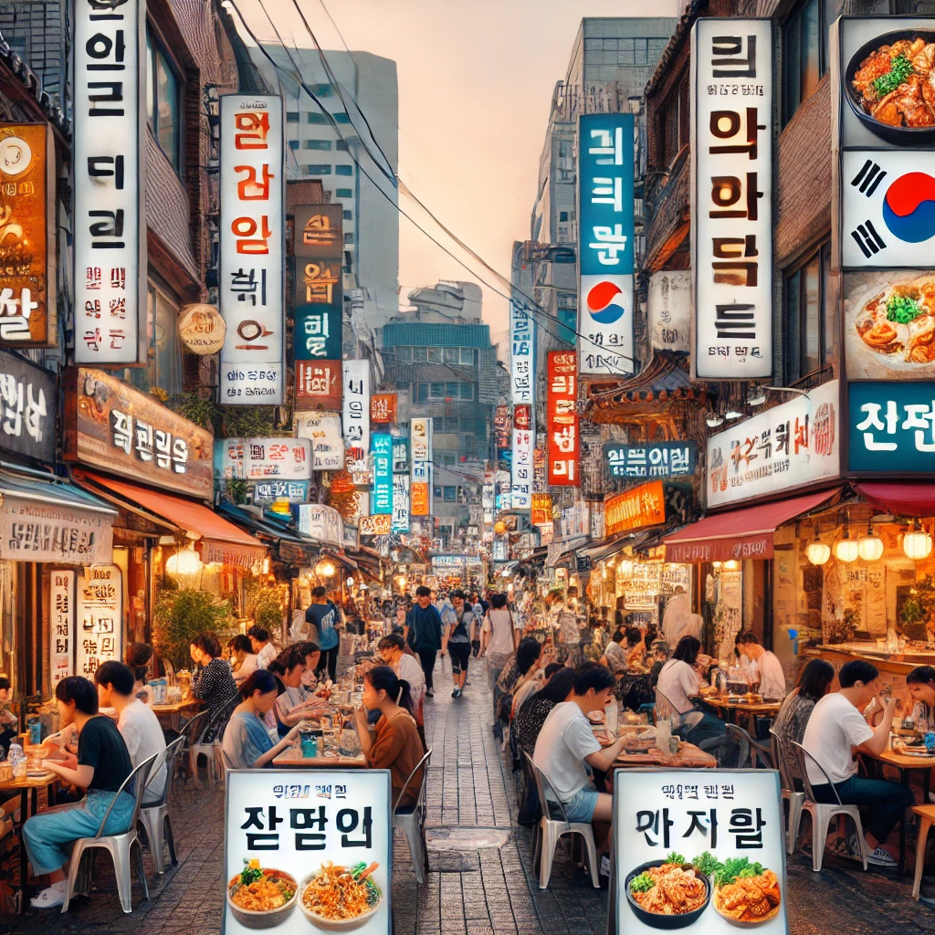 인천 맛집 거리 사진