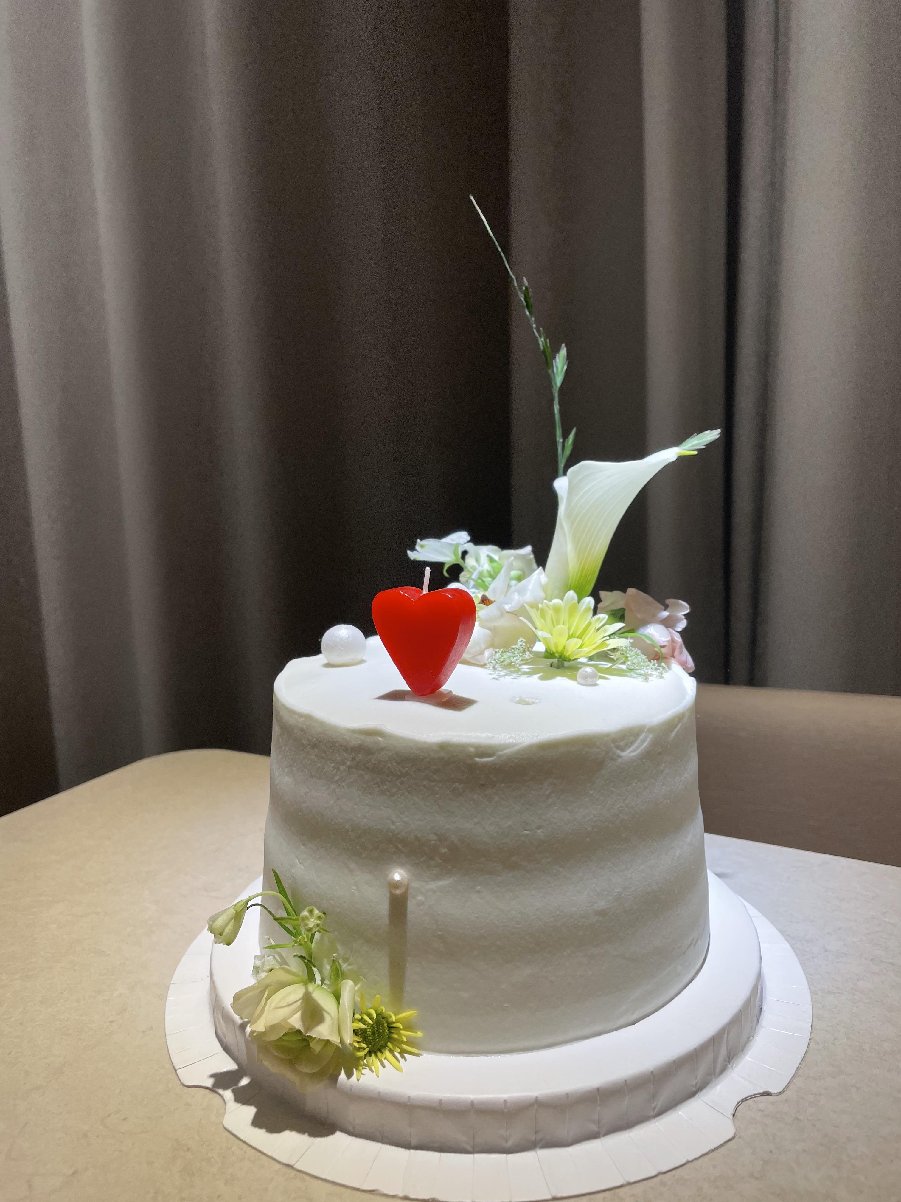 [마곡/발산] 생화케이크 지밀리 주문제작 후기