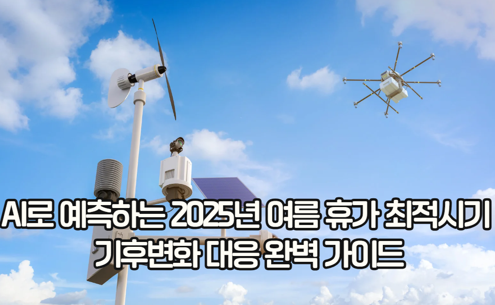 AI로 예측하는 2025년 여름휴가 최적시기: 기후변화 대응 완벽 가이드