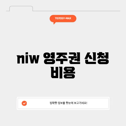 niw 영주권 신청 비용