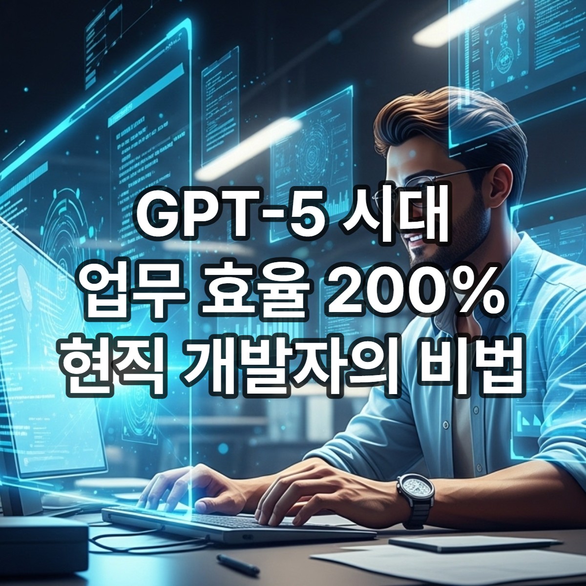 GPT-5 시대, 내가 직접 경험한 업무 효율 200% 폭발 비법: 현직 개발자의 6개월 실전 가이드