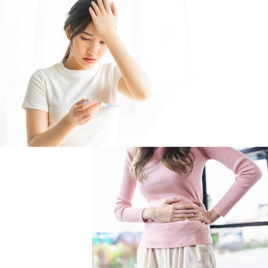 골반염의 주요 증상