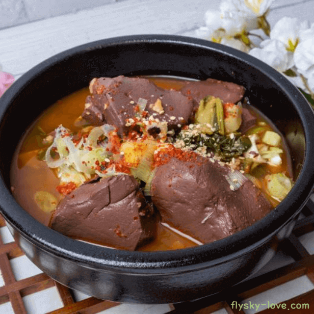 선지로 끓인 해장국