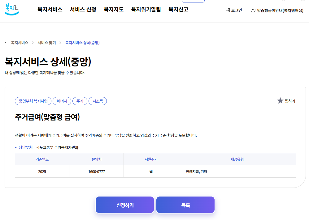 주거급여 신청방법, 주거급여 금액, 소득·재산기준 완벽 정리