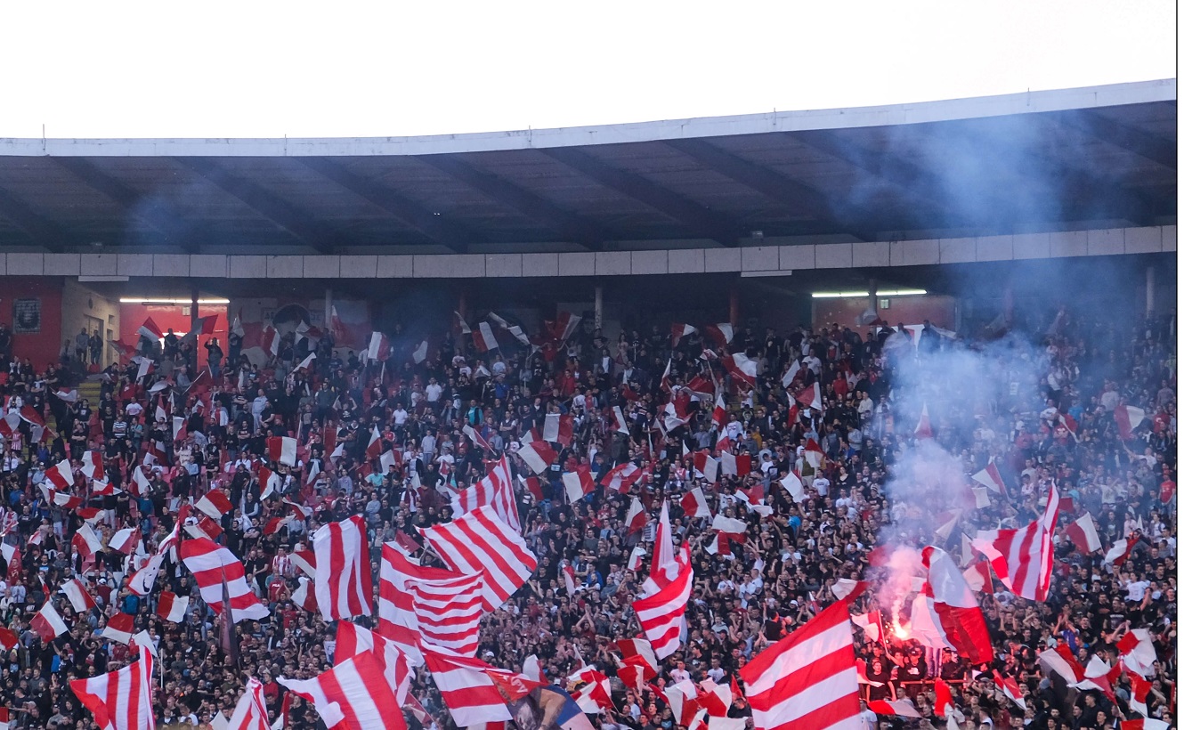 열광하는 세르비아 축구팬
