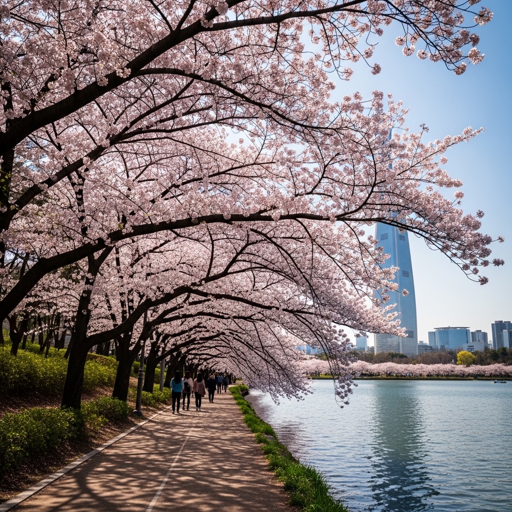 올림픽공원 성내천 벚꽃 만개 시기 총정리 (2026년 기준)