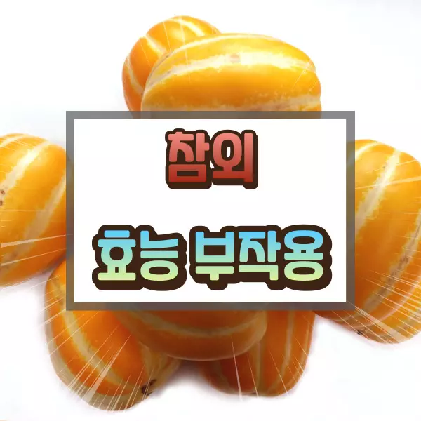 참외 효능 부작용