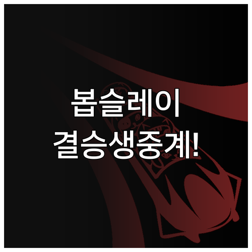 봅슬레이 4인승 결승 중계 채널 및 ..