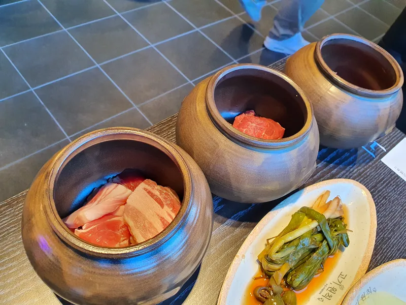 항아리 고기