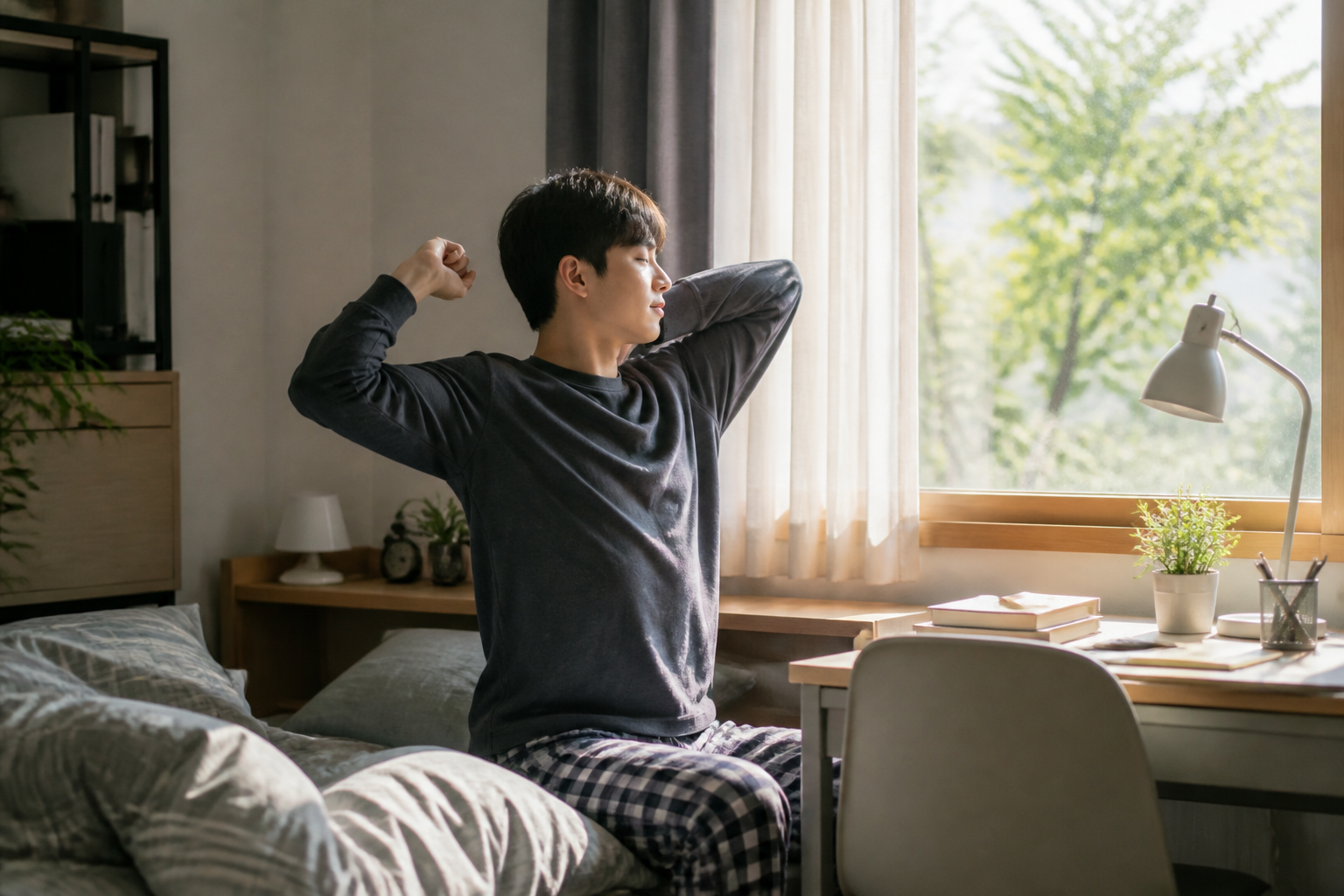 규칙적인 아침 생활 실천