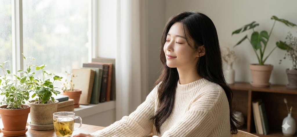 조용한 공간이 만든 마음의 안정감 사진