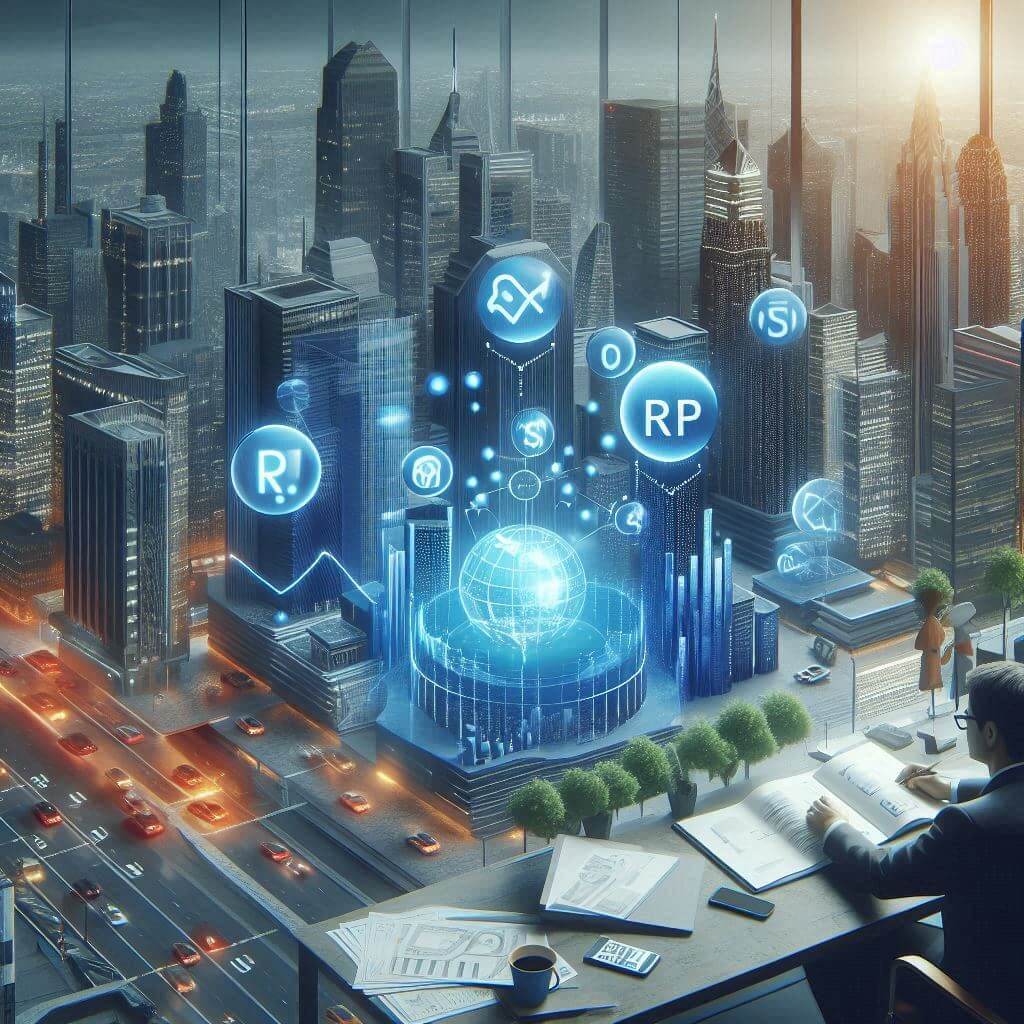 RP 계좌 RP 이자를 분석하고 있는 투자전문가 이미지