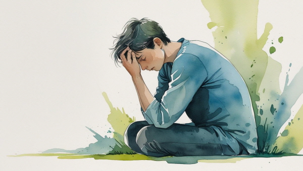 ENFJ의 강박장애는 &lsquo;좋은 사람&rsquo;이고자 하는 마음에서 비롯됩니다. 그러나 그 마음이 자신을 잃게 만들 때, 강박은 관계의 균형을 깨뜨립니다에 관한 그림