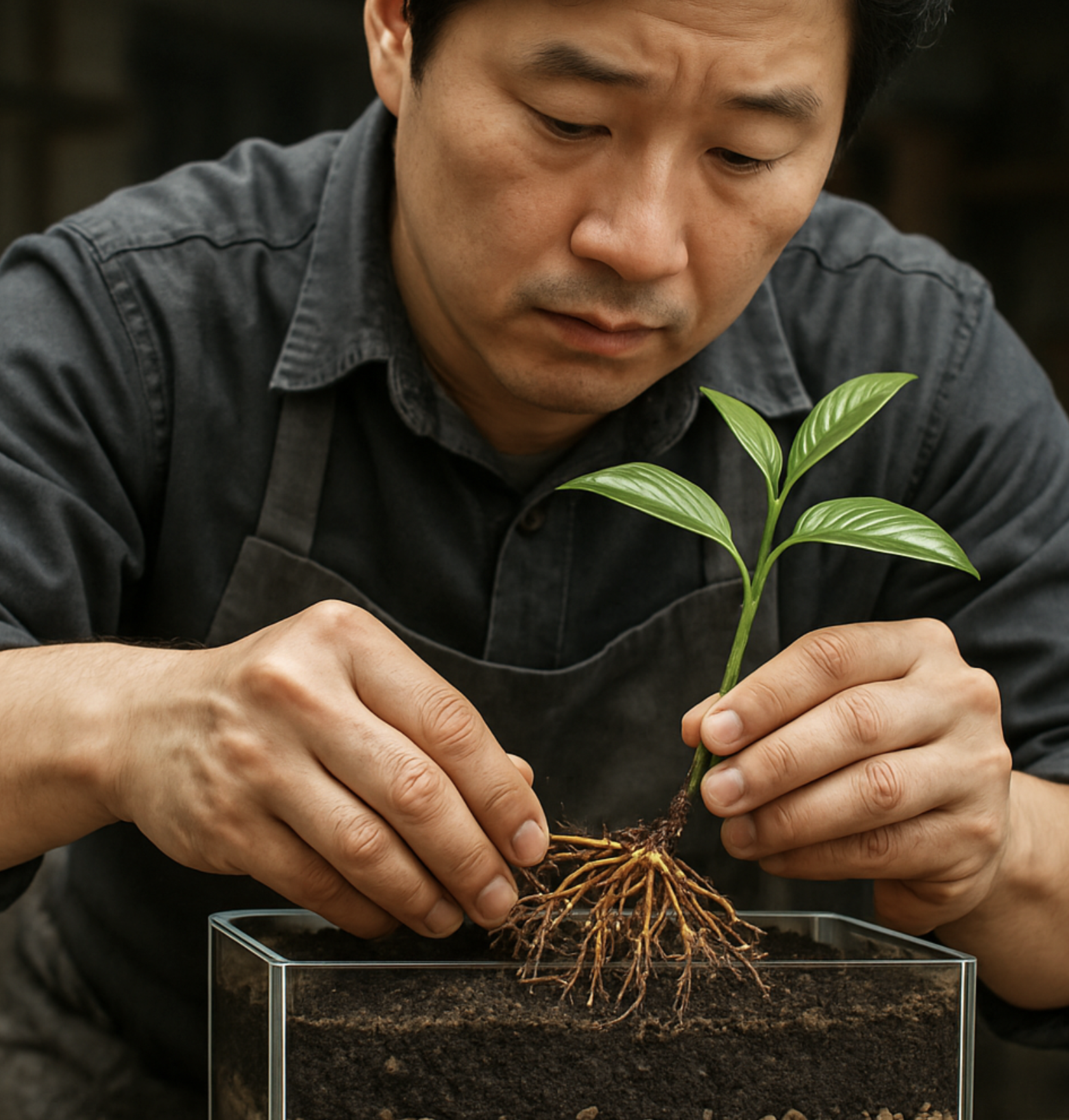 조심스러운 첫 만남, 뿌리 심기