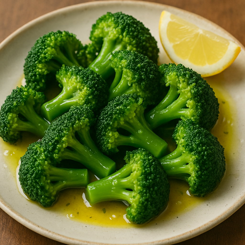 설포라판이 풍부한 브로콜리 올리브오일 스팀