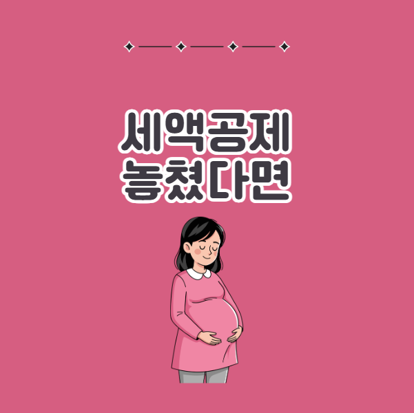 첫만남 바우처 세액공제 기간 놓쳤을 때 대처법