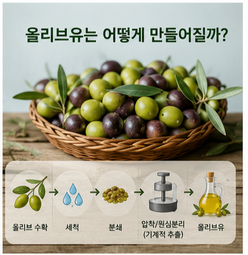올리브유 종류 차이 총정리