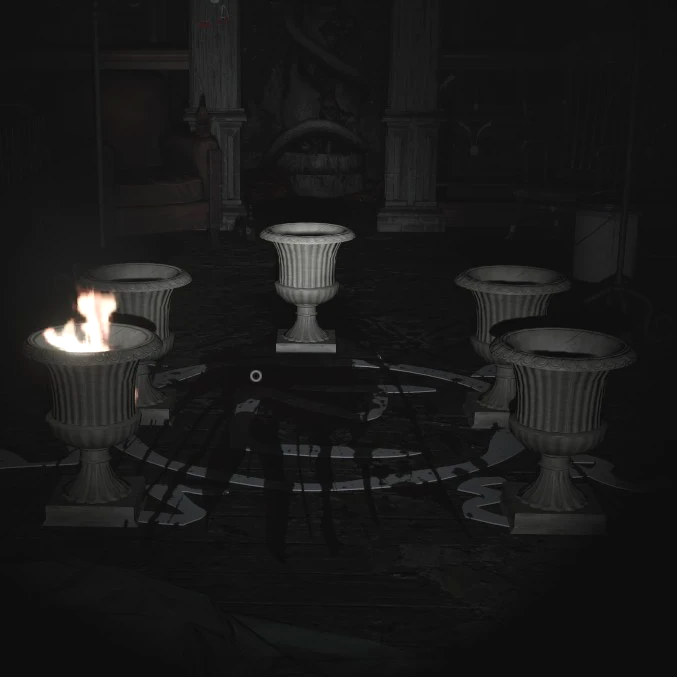 데모놀로지스트 Abandoned House의 의식 장소