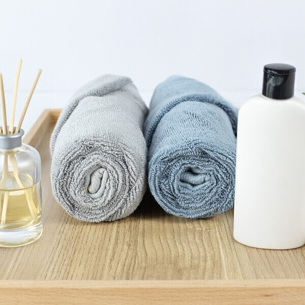 향기롭고 뽀송뽀송한 수건 