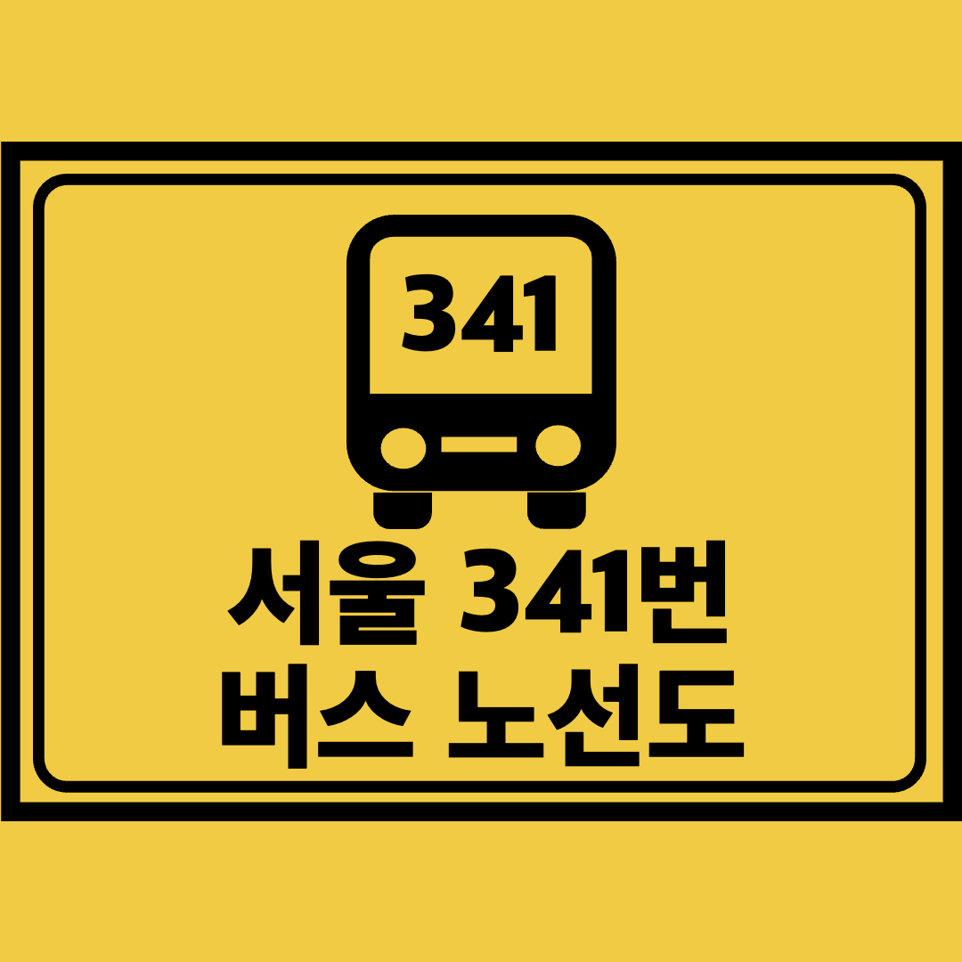 서울341번버스노선도