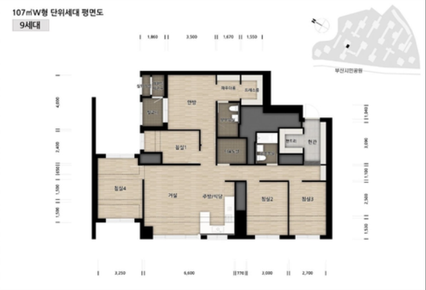 촉진3구역 평면도