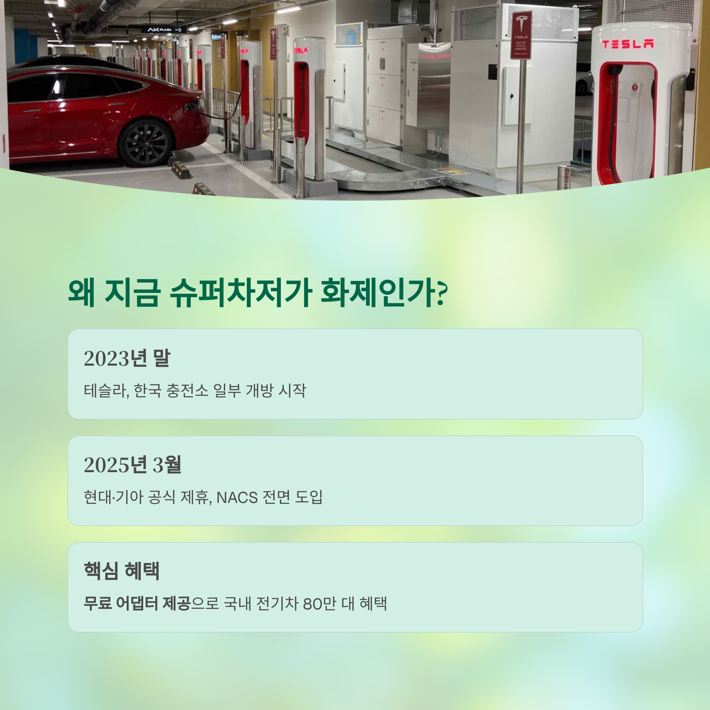 2025년 슈퍼차저 완전개방