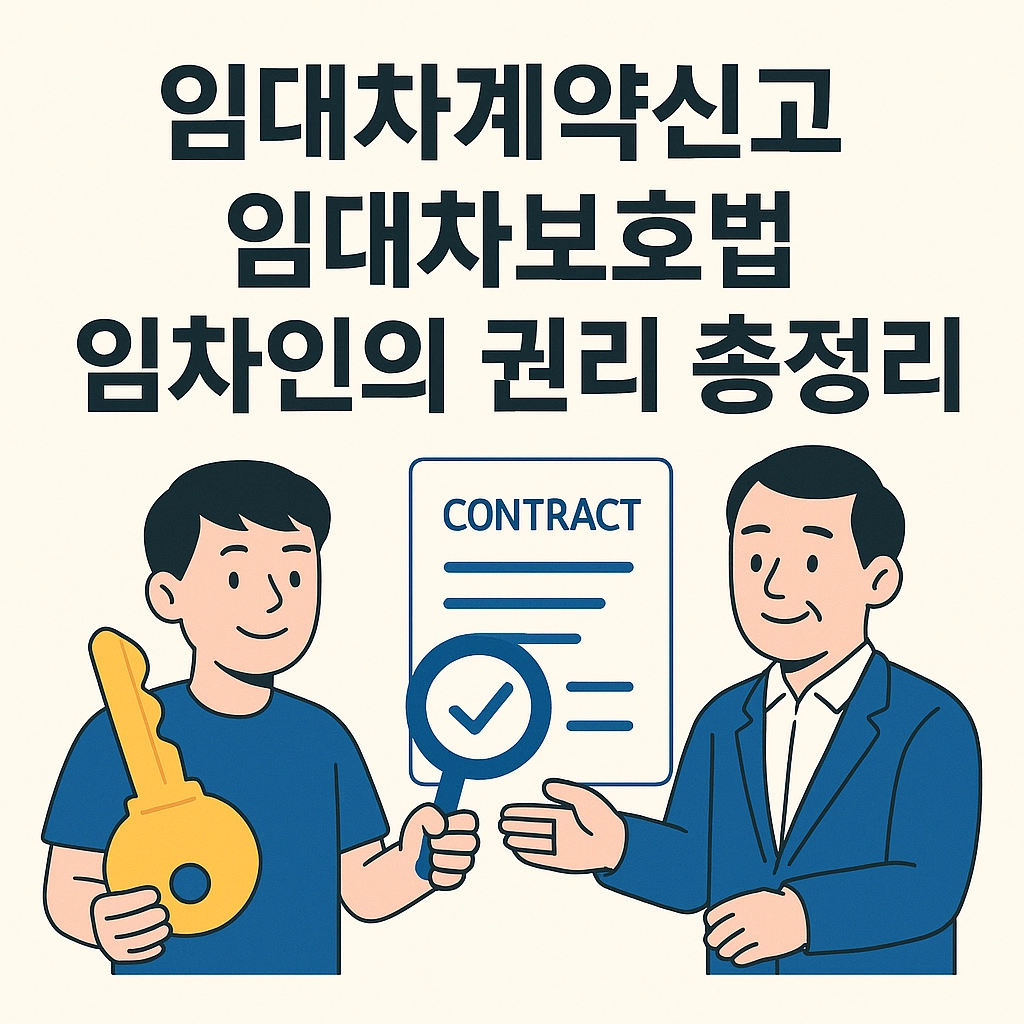임대차계약신고 임대차보호법 임차인