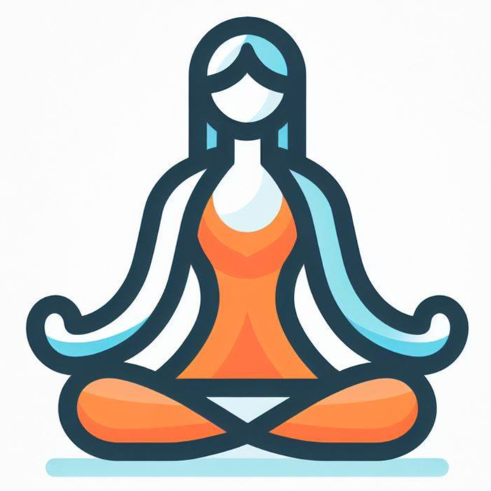 요가하는 아이콘