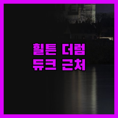 힐튼 더럼 니어 듀크 유니버시티! 깨