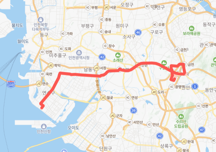 광명-서울-안양-인천-3002번-버스-노선