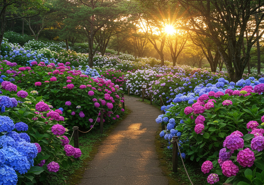 6월 제주도 여행지 수국 명소, 한림공원