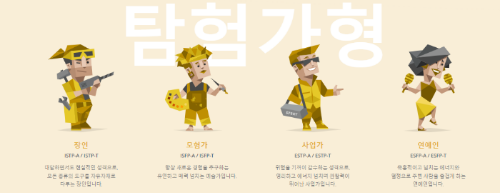 탐험가형 (ISTP, ISFP, ESTP, ESFP)