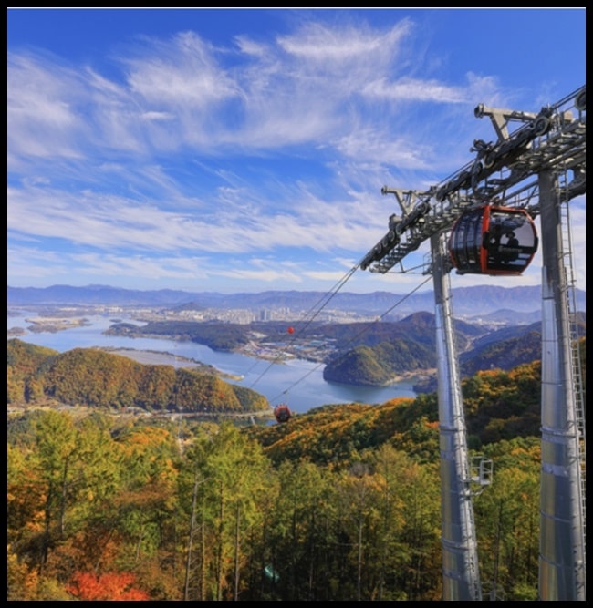 춘천시-삼악산-호수케이블카