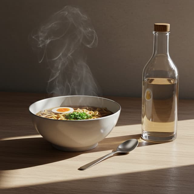 라면을 포기 못할 때: 식초 한 스푼과 소스 전략