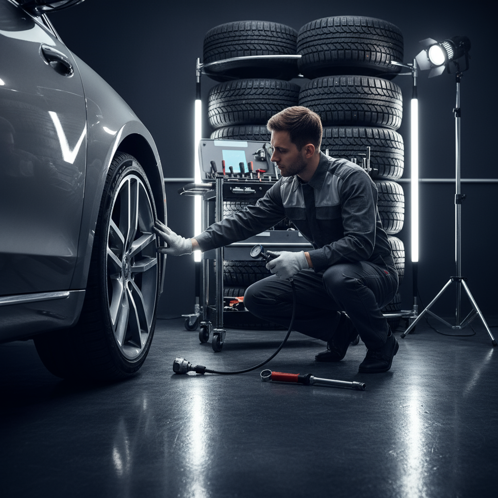 자동차 타이어 공기압