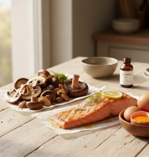 비타민 D가 풍부한 음식