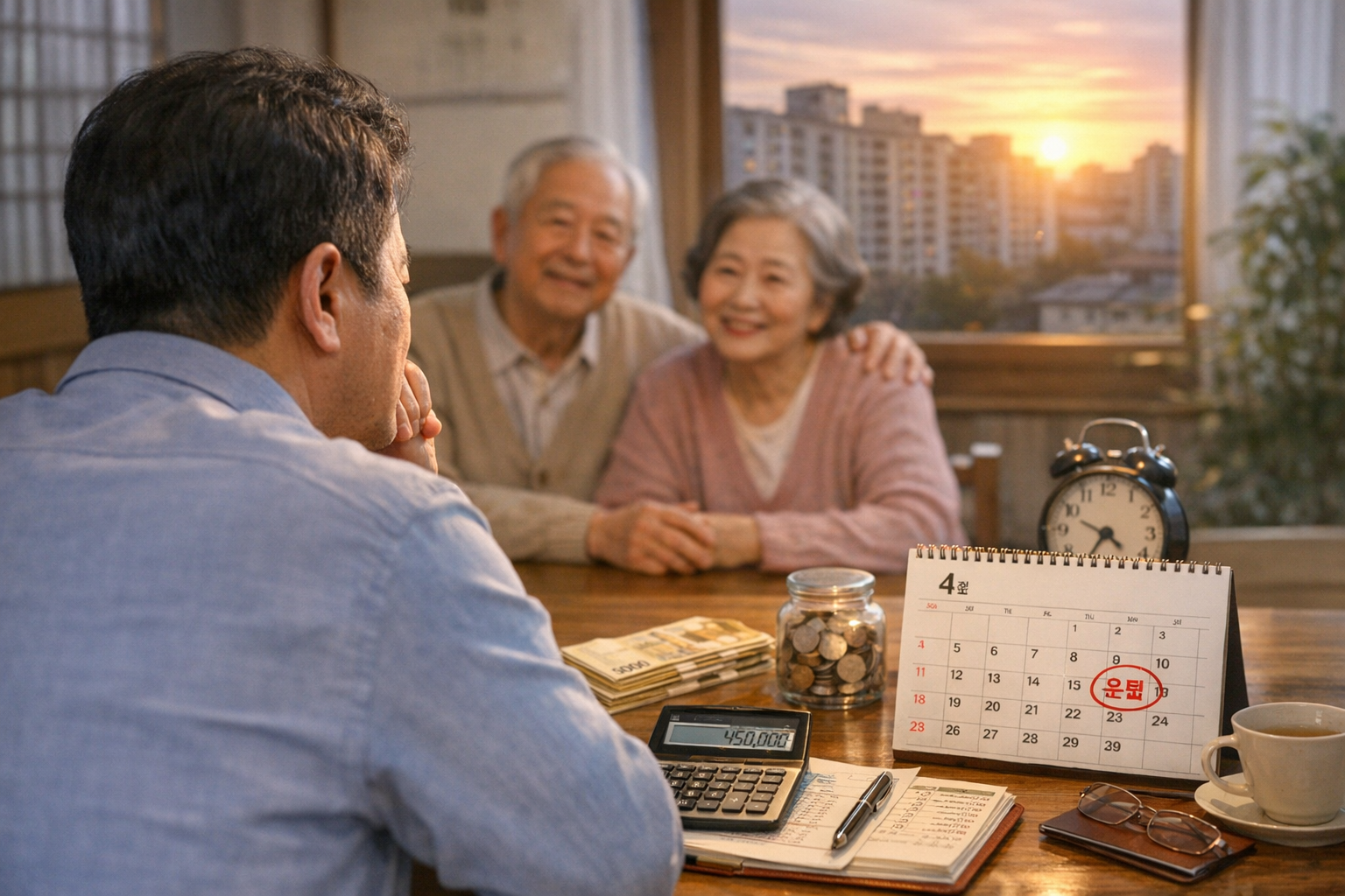 가족과 은퇴에 대한 생각 공유