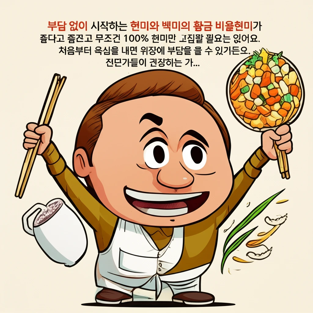 현미밥 소화 잘 되는 조리법과 혈당 ..