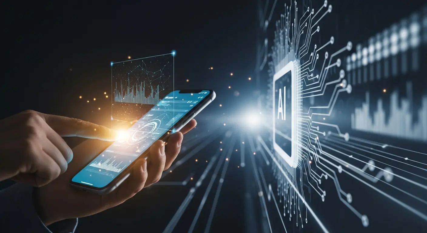 <img src="on_device_ai_invisible_instant_response.webp" alt="사용자가 스마트폰을 터치하자마자 AI가 즉각 반응하며 기술이 배경으로 사라지는 듯한 장면을 표현한 이미지 입니다">