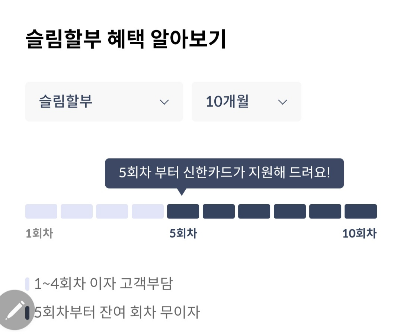 슬림할부(부분무이자)