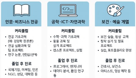전공별 커리큘럼 분석 & 유학 후 진로 가이드 사진