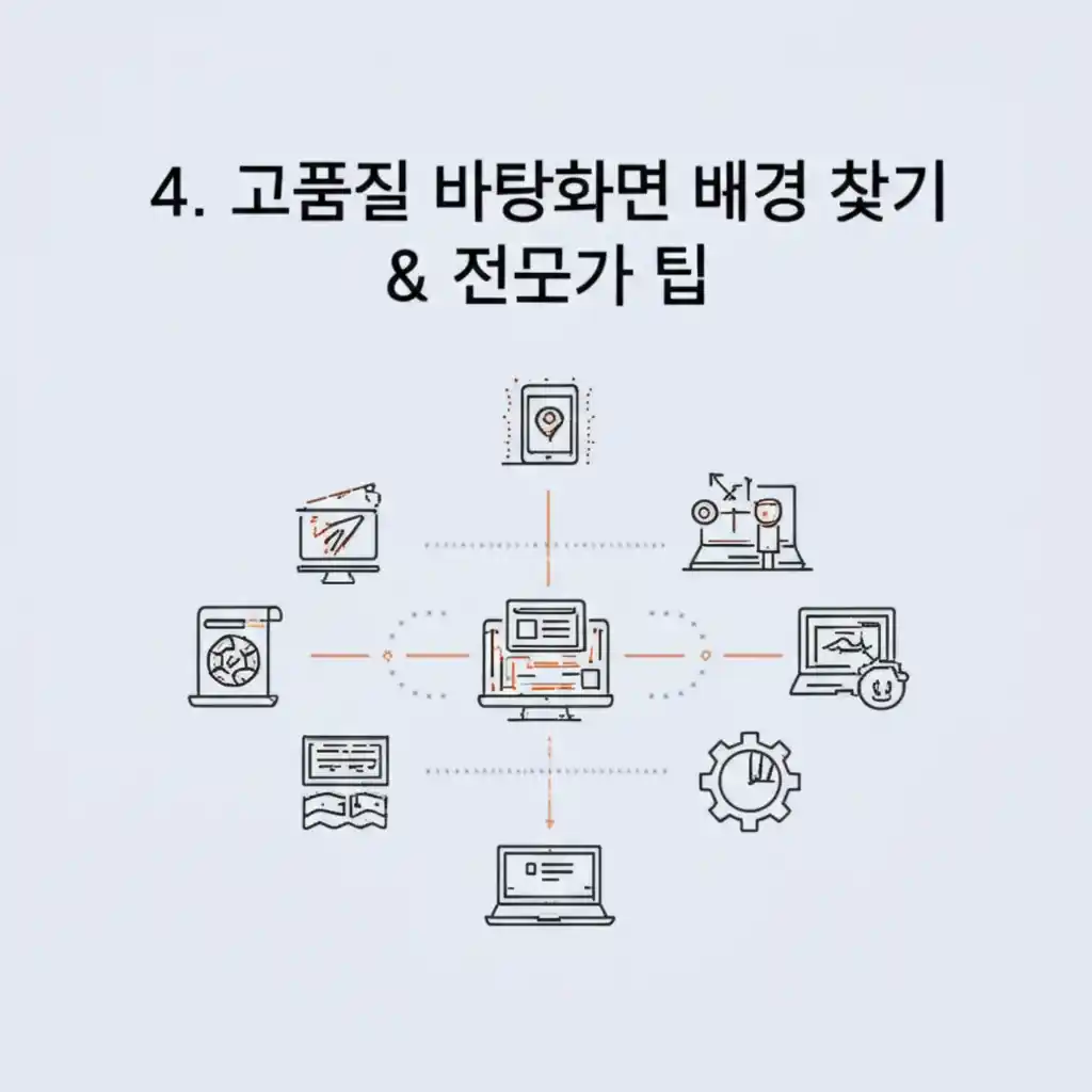 컴퓨터 바탕화면 배경 바꾸기를 위한 고품질 배경과 전문가 팁