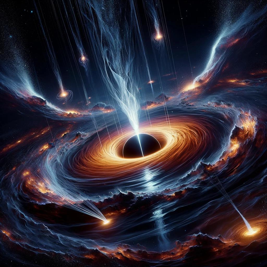 우주의 신비한 구멍 거대한 블랙홀 탐구