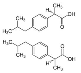 이부프로펜 구조식