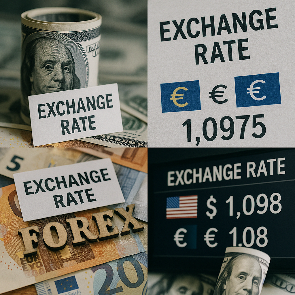 환율과 관련된 이미지 AI 생성