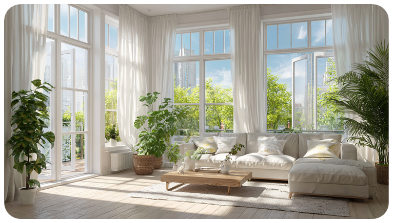 식물로 공기 정화